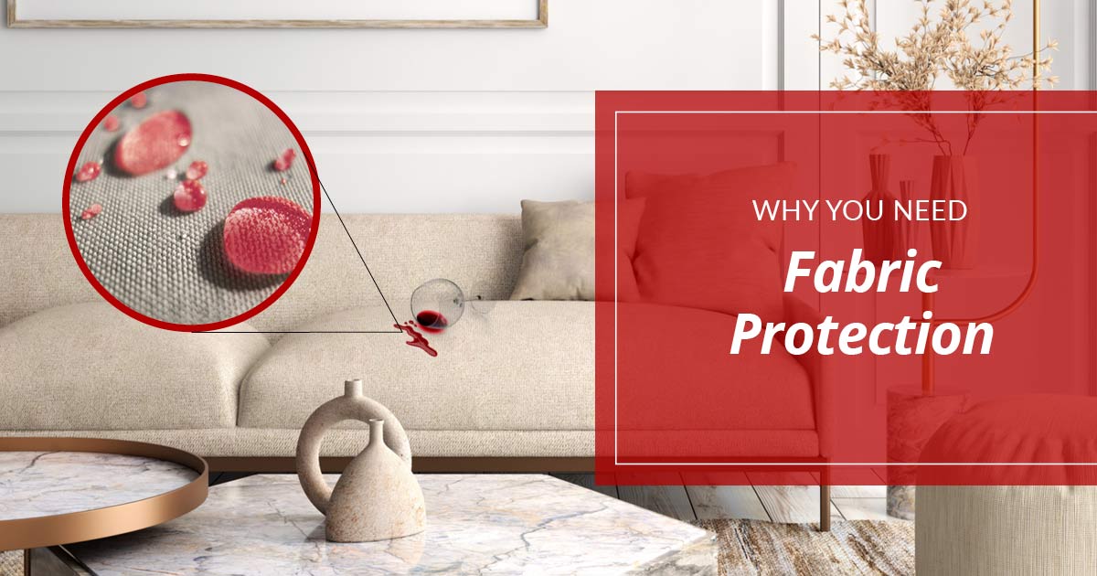 Fabric protection for upholstered furniture