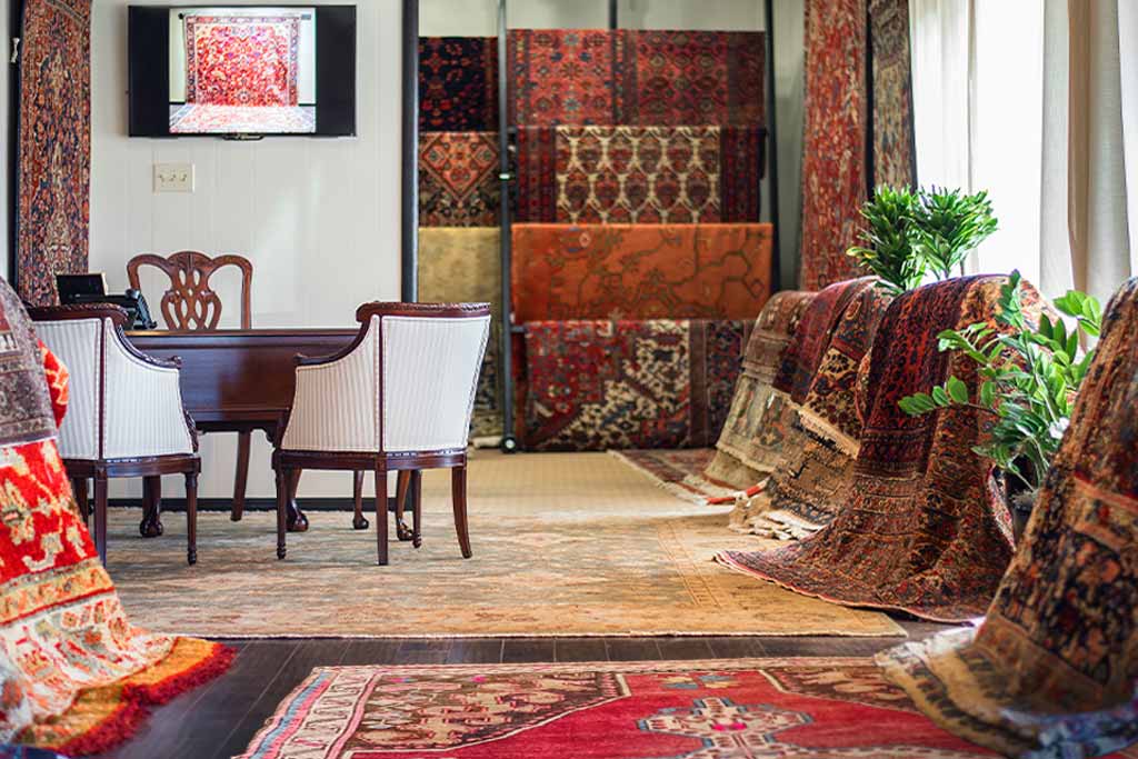 Shop Aladdin Rug Gallery, leading rug store for oriental and antique rugs