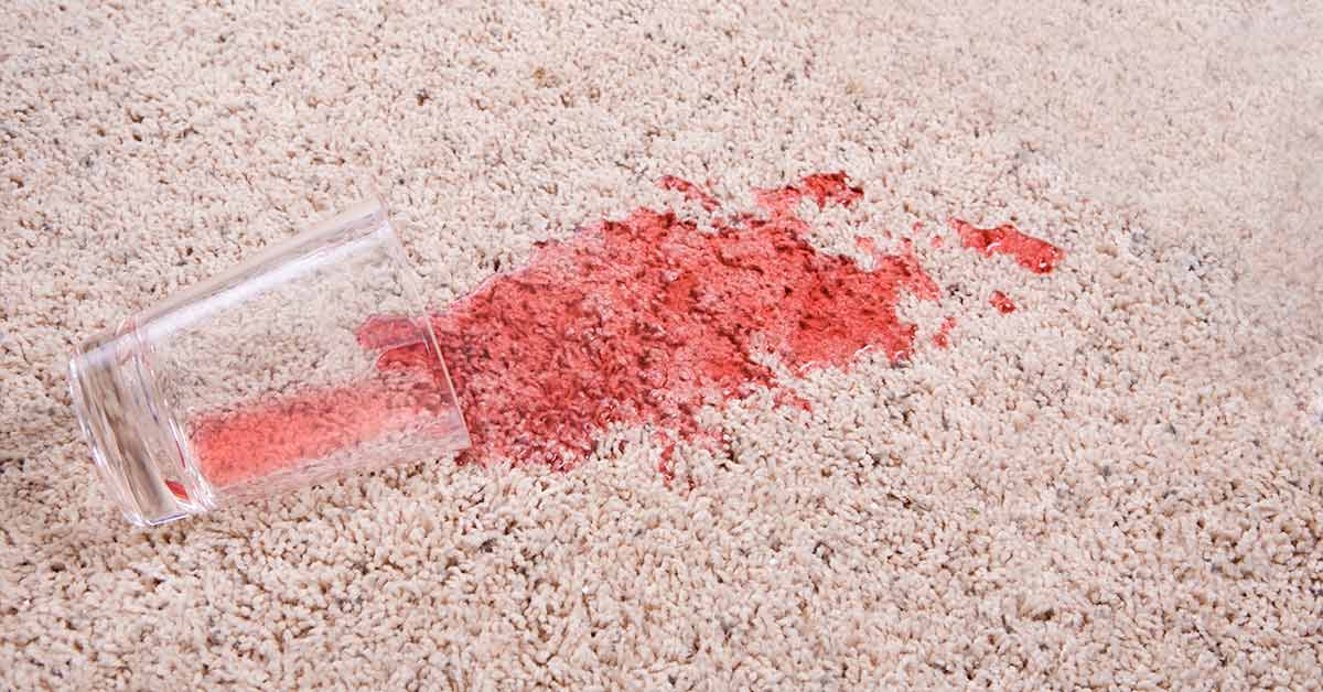spilled juice on white carpet best carpet to pick for spills