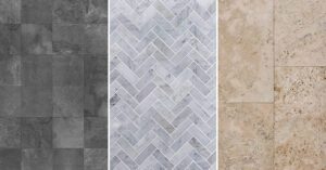 Natural stone options for bathroom tile